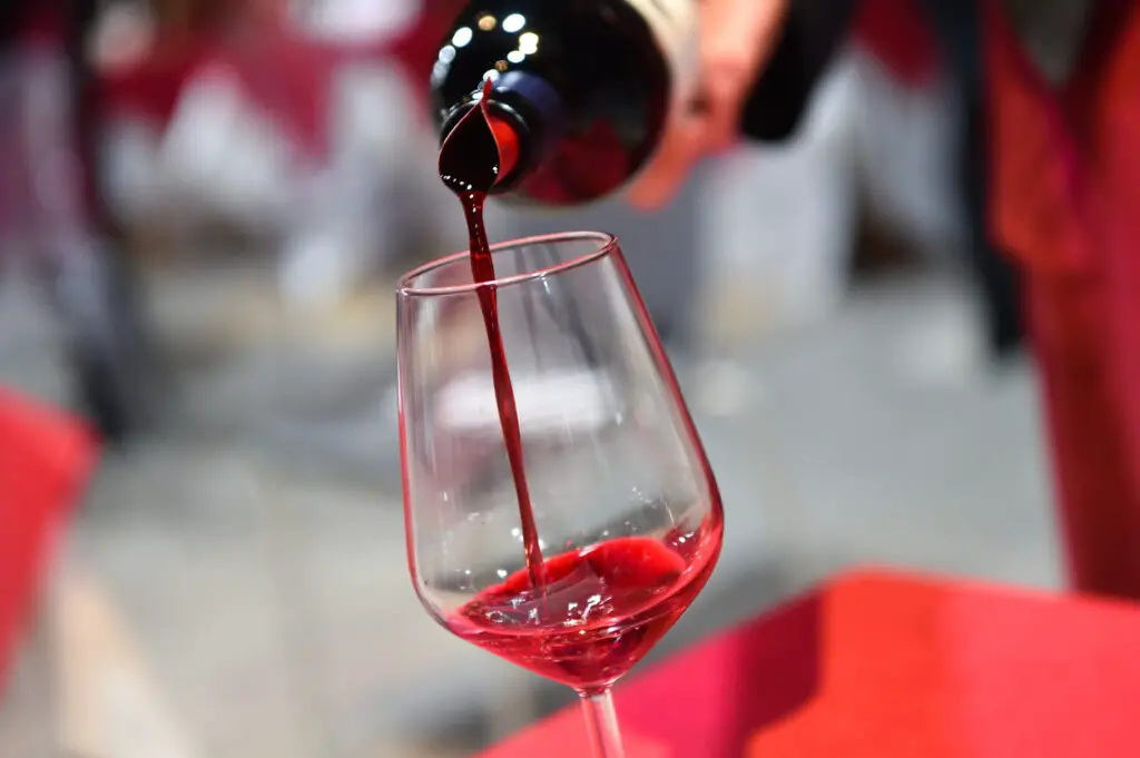 Italy Tuscany red wine tasting called Supertuscan Sassicaia