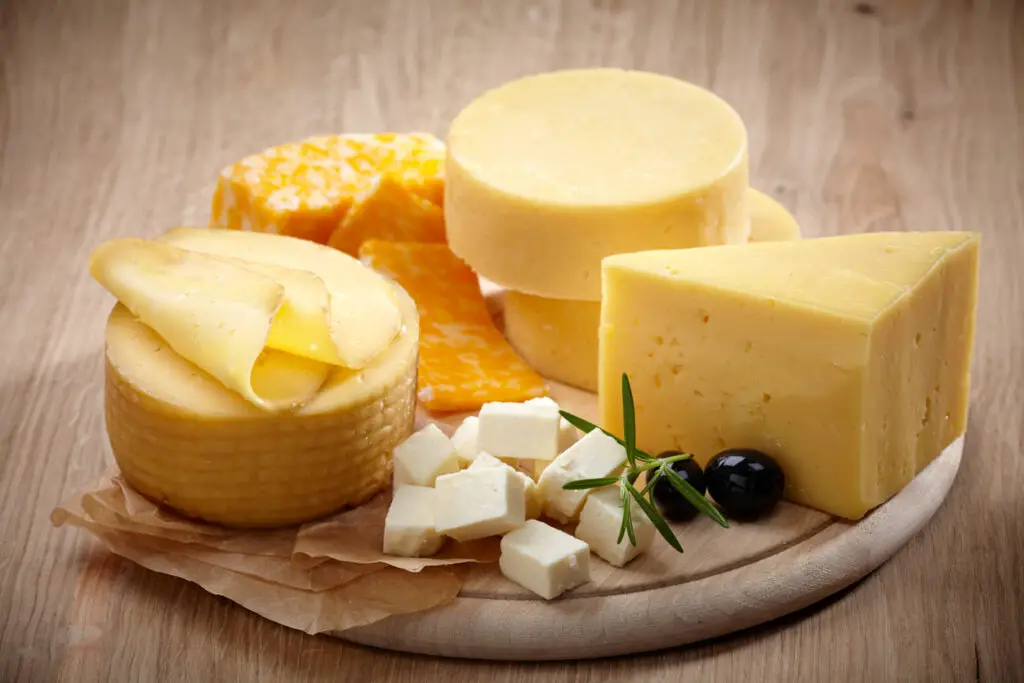 various types of cheese