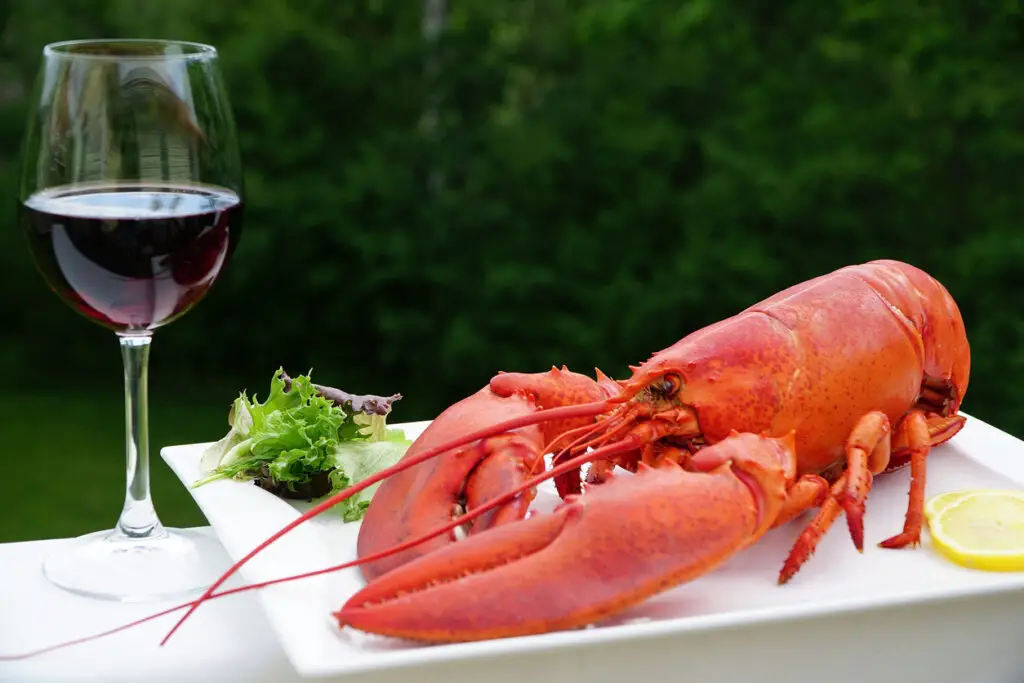 Lobster and Wine