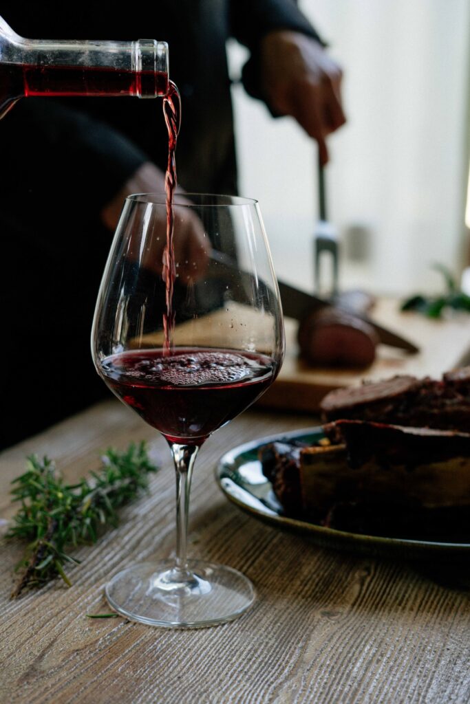 dry vs sweet red wine for food pairing
